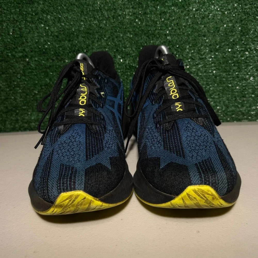 Asics Dynablast 5 Running Shoes Blue Black Gym Sneakers Men's Size 8 1011B983